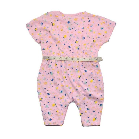Open Edit Nordstrom Baby Clothes Romper 3 Months Pink Opal Terrazzo NEW - Picture 6 of 9
